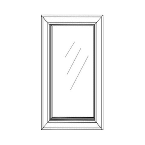 Winchester Grey Glass Door for WDC2436