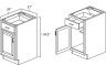 Java Shaker 21" Base Cabinet