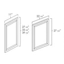 Bristol Chocolate 12" x 30" Decorative Panel