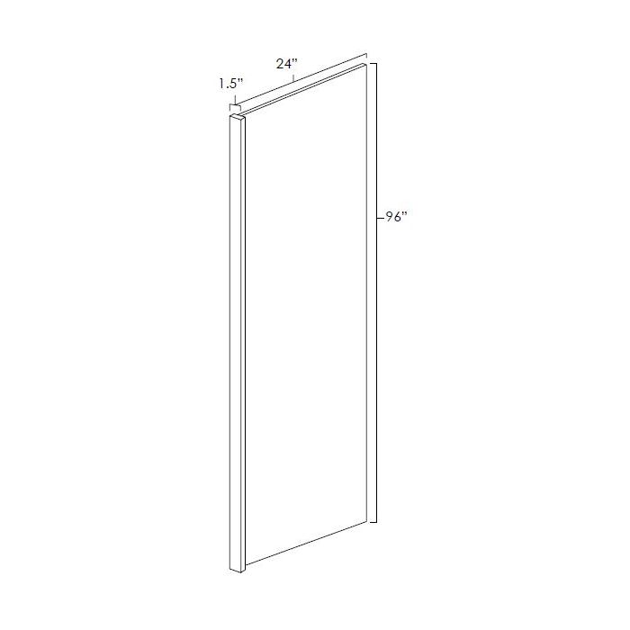 Smoky Gray Refrigerator End Panel