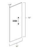 Bristol Chocolate 36" x 96" Stained Plywood