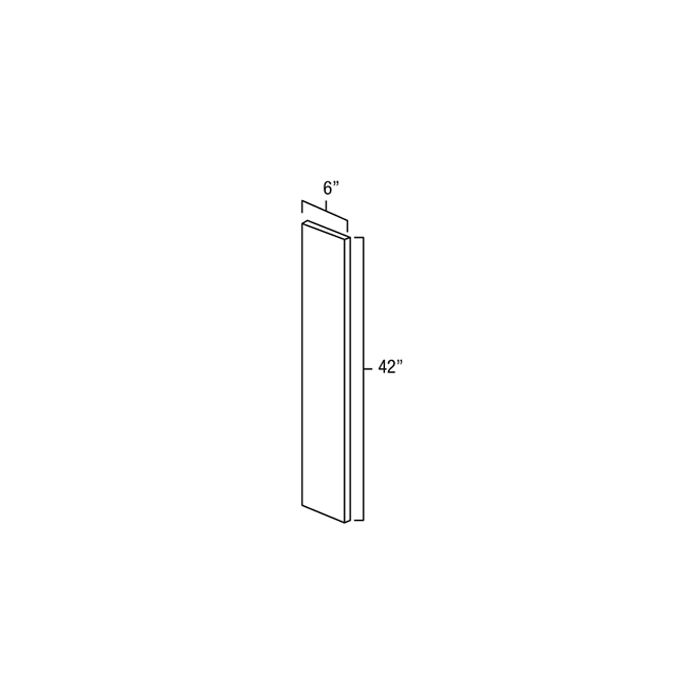 Smoky Gray 6" x 42" Wall Filler