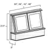 Platinum Shaker 36" Range Hood Front