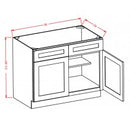 Shaker White 33" Sink Base