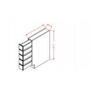 Torrance Dove 6" Spice Drawer Base Cabinet - Country Kitchens Online