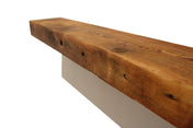 3x5 Reclaimed Barn Wood Fireplace Mantels