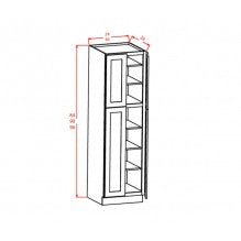 Shaker Dove 30"W X 96"H Wall Pantry