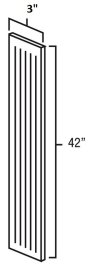 West Point Grey 3"x 42" Fluted Wall Filler