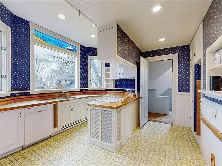 Classic Ivory Cabinetry before