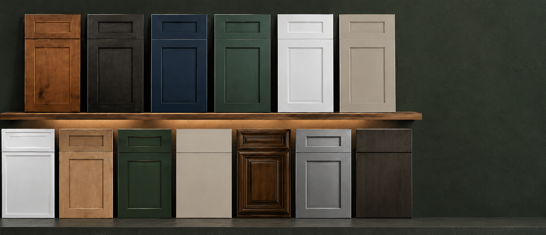 Premium solid wood kitchen cabinets